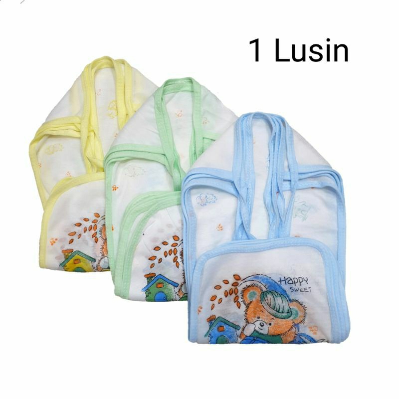 1 Lusin (12 Pcs) Popok Bayi Tali CT | Single Kain Murah | Popok Baby Newborn SNI