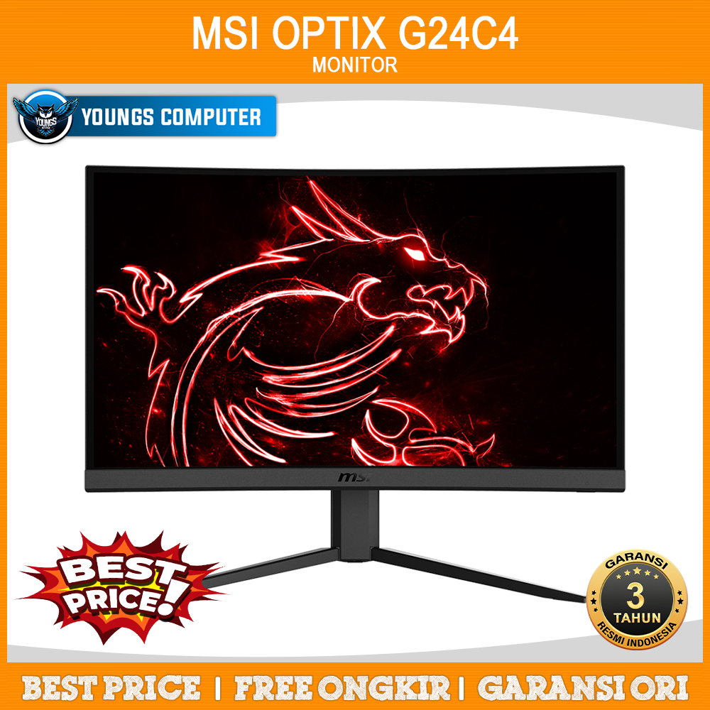 MSI G24C4 CURVED 144Hz 1ms MONITOR GAMING 24&quot;