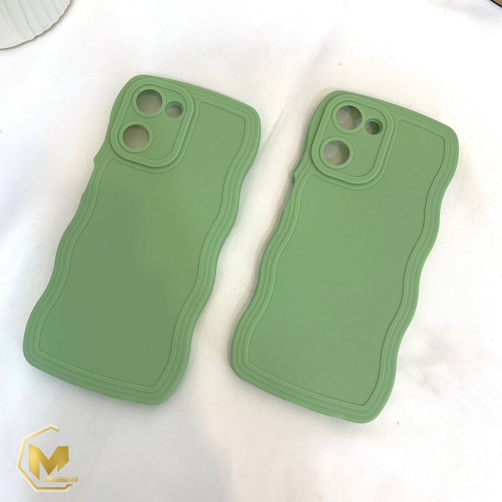 CASE SOFTCASE SILIKON GELOMBANG WAVY PROCAMERA MACARON OPPO A3S MA4590