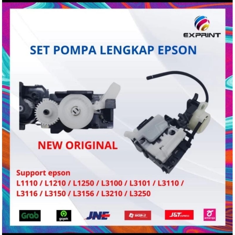 Set Pompa Lengkap Purge Unit Epson L1110,L1210,L3110,L3210,L3250 New Original