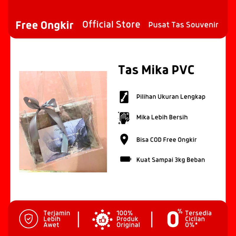 

Tas Mika Hampers Ready stok goodie bag new P25xL13xT20