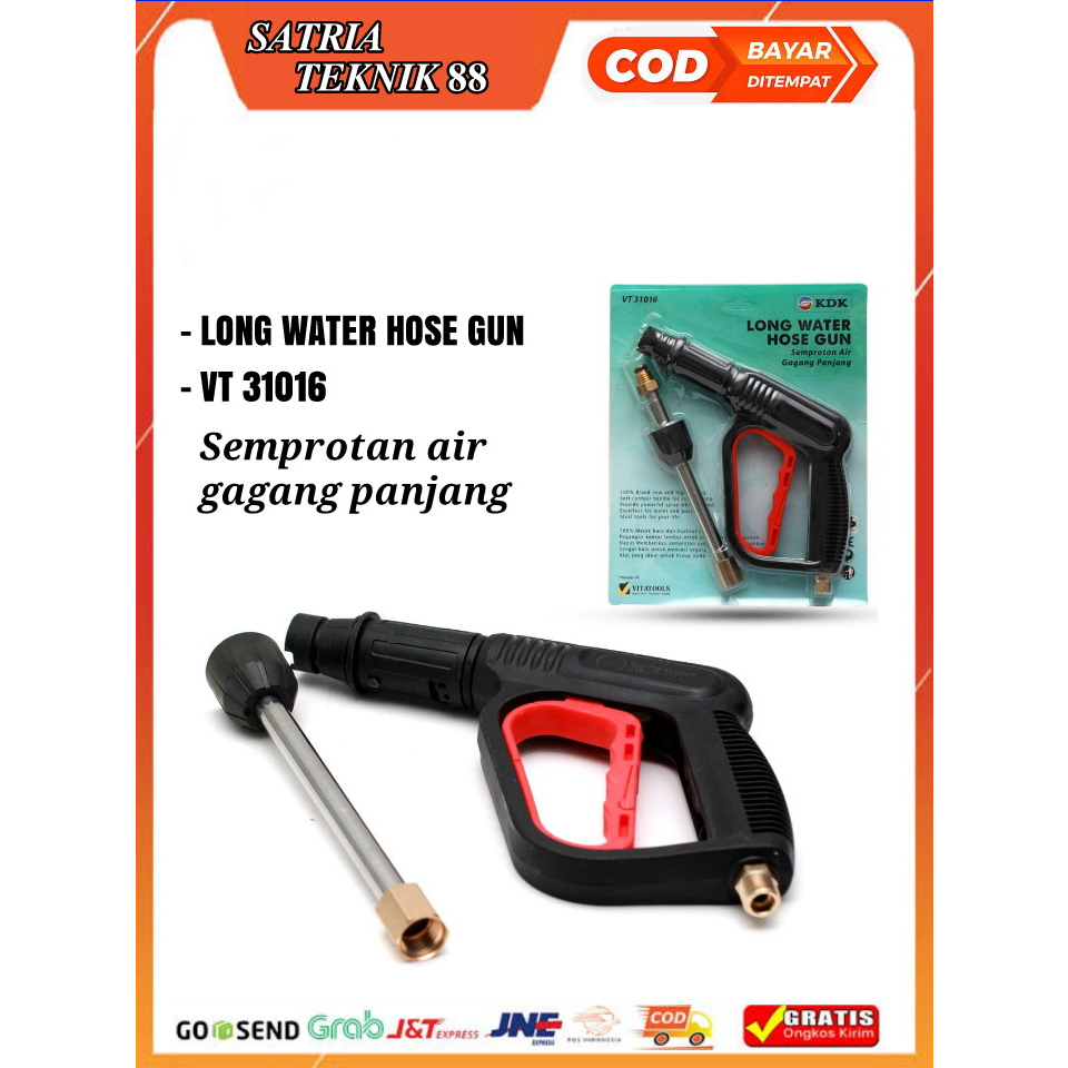 TERMIRAH BISA COD Jet cleaner - Water hose gun KDK Gagang Panjang - Gagang Semprotan Hight Pressure 