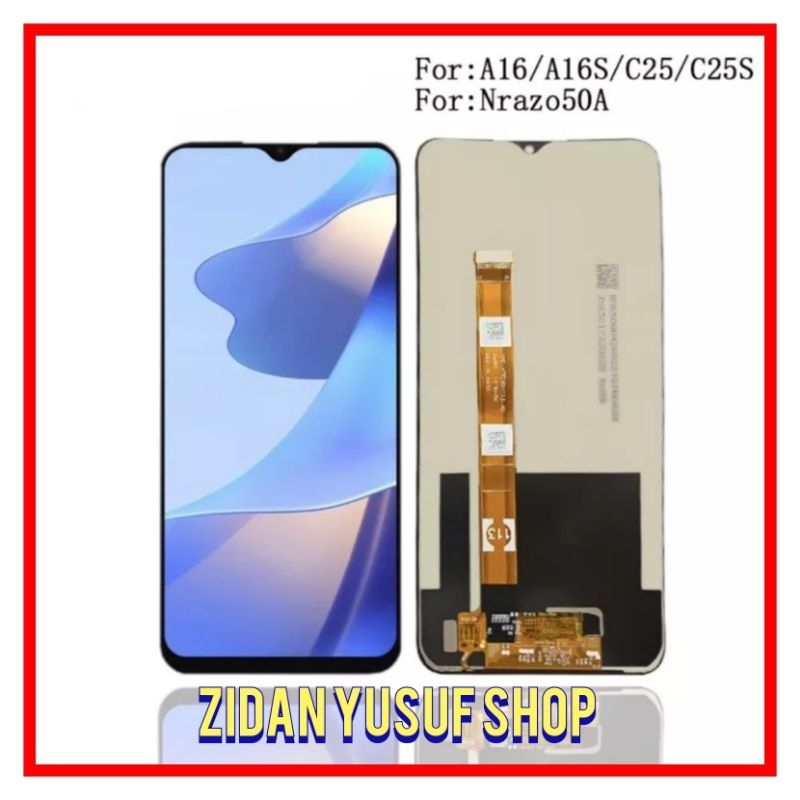 LCD TOUCHSCREEN OPPO A16 REALME C25 C25S NARZO 50A FULLSET