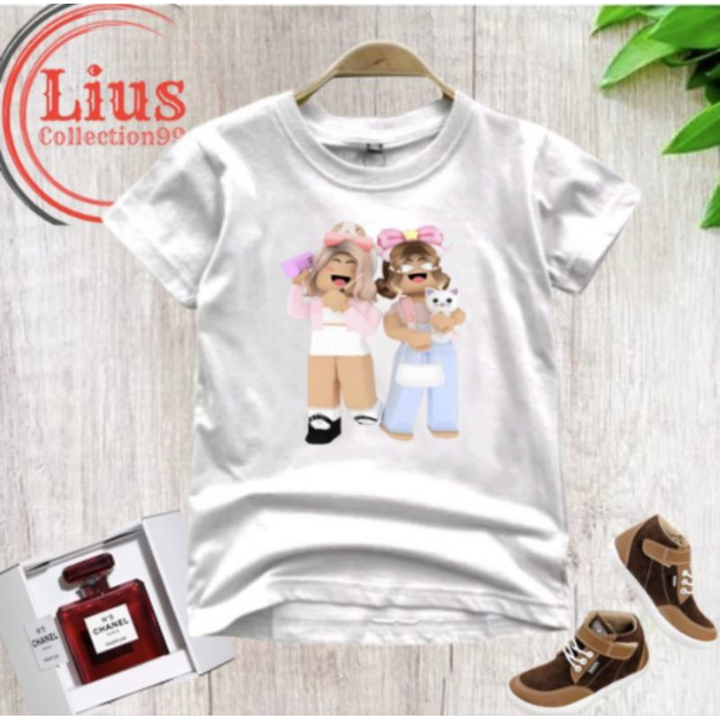 Kaos Anak Anak Gambar Roblox Kembar ( Umur 2-13 Tahun )