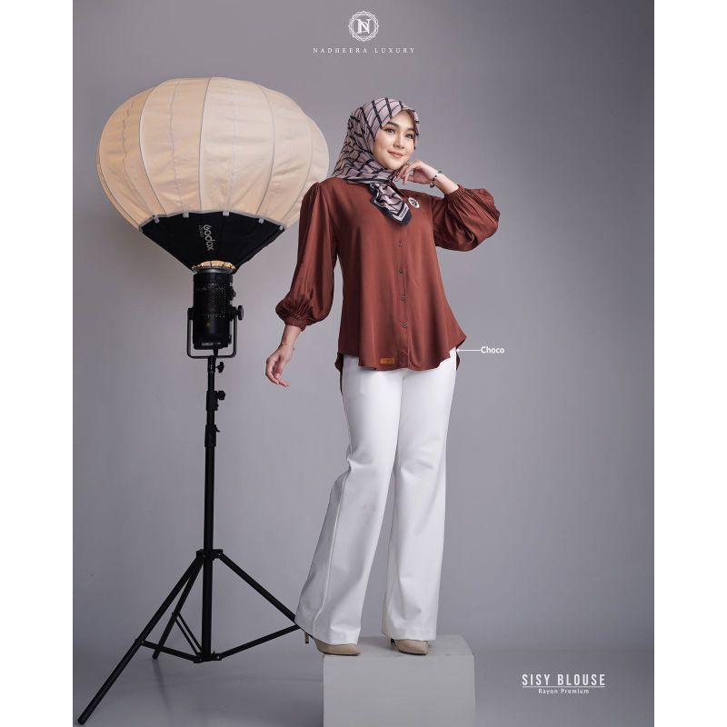 Sisy blouse ❣️nadhera luxury ❣️MIDI dress❣️rayon premium ❣️Tunik nadhera❣️