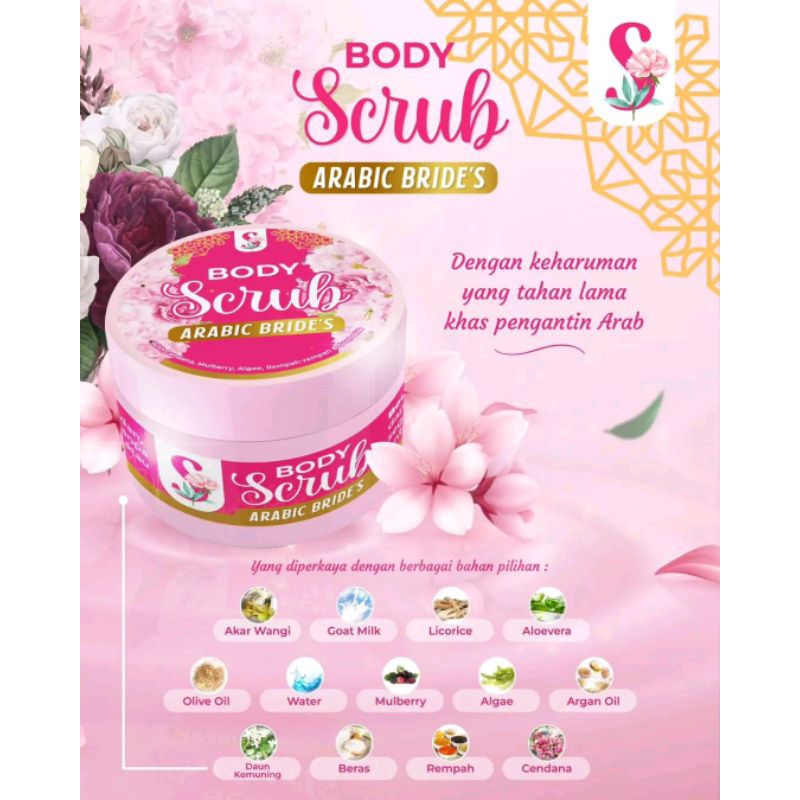 scrub manten | lulur pengantin | rempah wangi Arab lulur | sanay bridal arabian