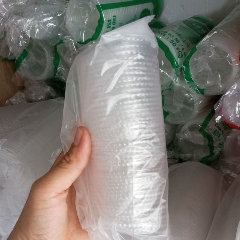 Tutup Cup Pudding / Agar2 isi 50 pcs