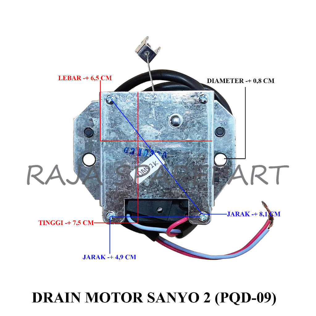 Drain Motor/Motor Pembuangan Air Mesin Cuci Sanyo 2 ( PQD-09 )