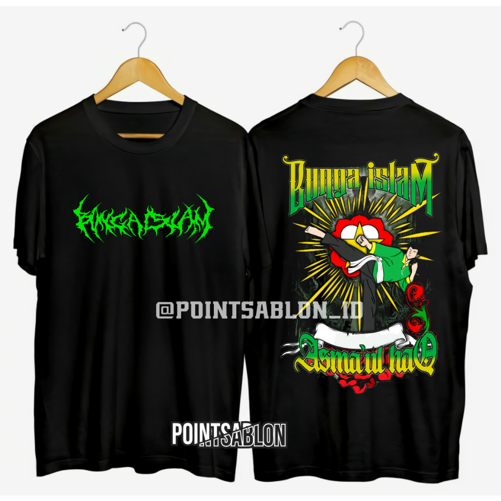 Kaos Bunga Islam Distro Kaos pencak silat bunga islam terbaru kualitas premium Baju Kaos pencak sila