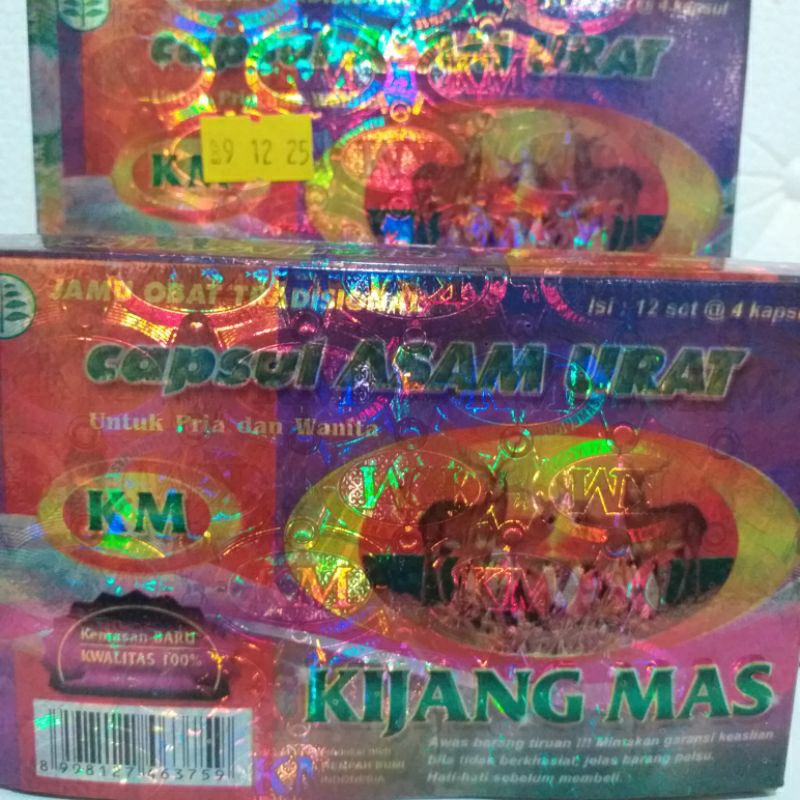 capsul Asam Urat KIJANG MAS 100% ORIGINAL