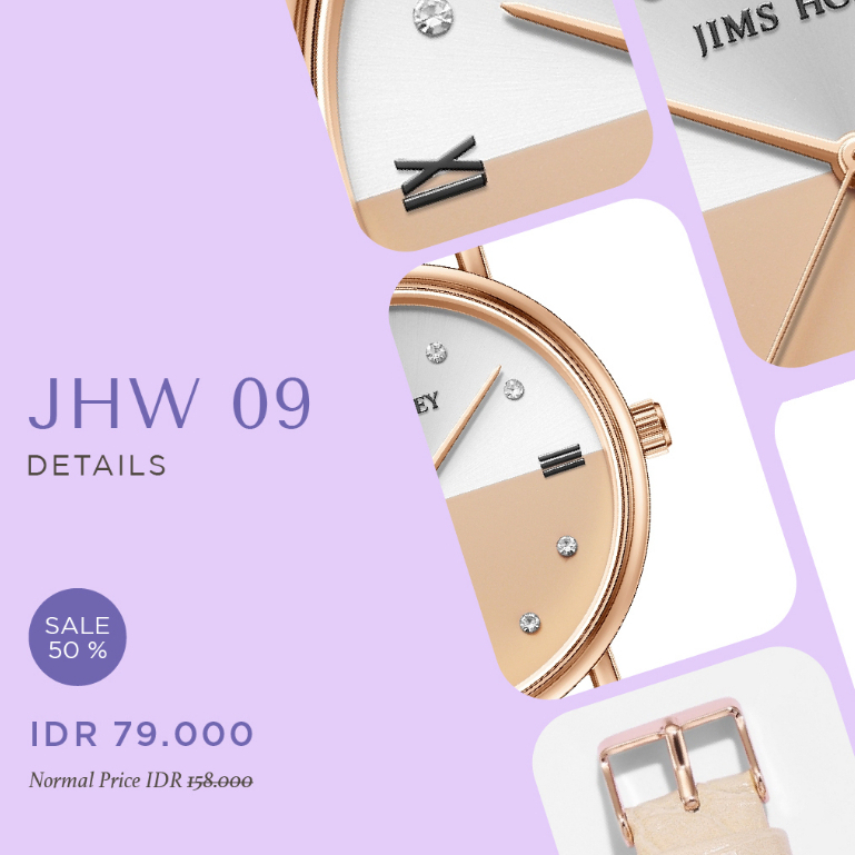 JIMS HONEY JAM TANGAN WANITA JHW 09 (FREE EXCLUSIVE BOX)