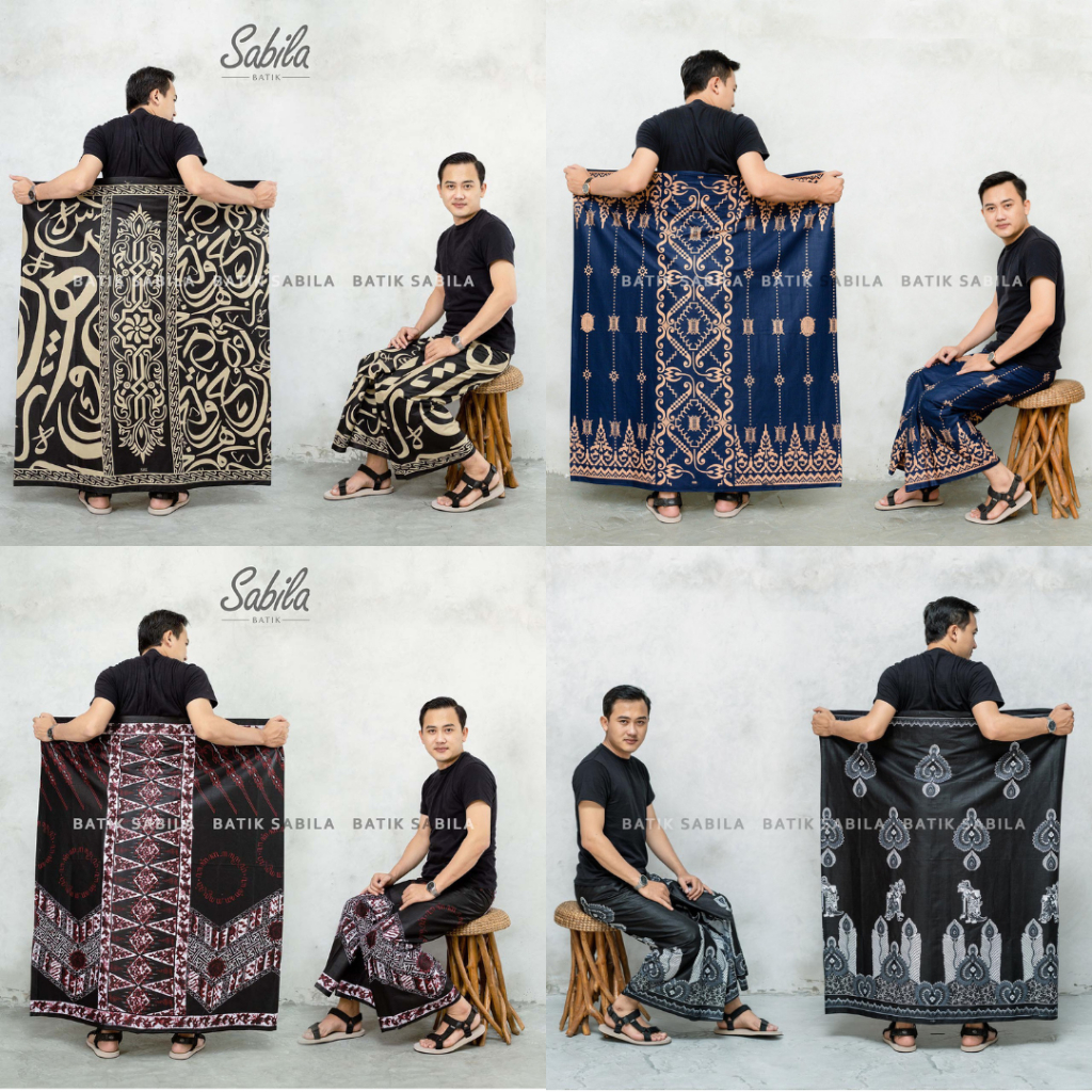 [Sarung Batik COD] Sarung Batik Dewasa Pria dan Wanita Esklusif / Sarung Batik sabila Original / Sar