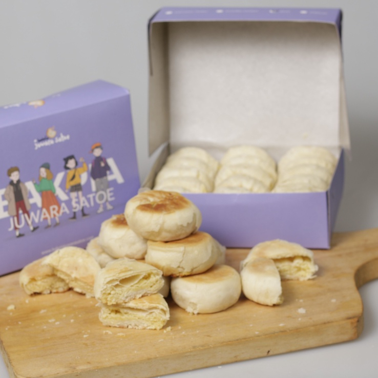 [ 4 BOX ] PAKET MIX BASAH-KERING (KERING PANDAN, KERING COKLAT, BASAH ORI, BASAH KEJU)  - BAKPIA JUWARA SATOE OLEH OLEH KHAS JOGJA