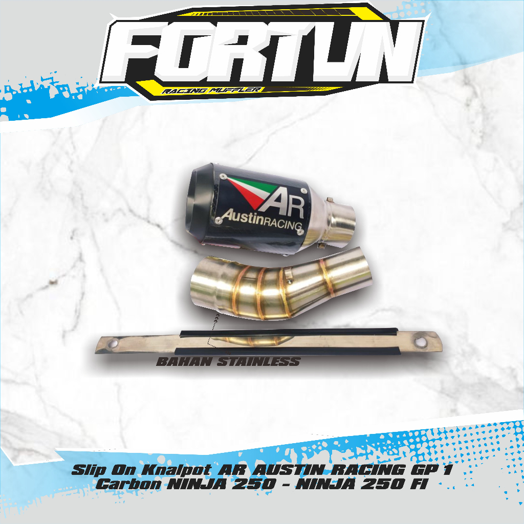 Slip On Knalpot AR AUSTIN RACING GP 1 Carbon NINJA 250 - NINJA 250 FI