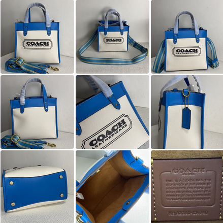 Coach CH740 Original Tote Bag Canvas Bag Shoulder Bag Crossbody Bag ttb 740