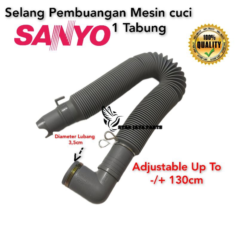 Selang Pembuangan Mesin Cuci Sanyo 1 Tabung / Top Loading Quality