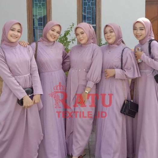 Paket Seragam Bridesmaid Lengkap Wisuda Lamaran Keluarga Satin Maxmara Premium