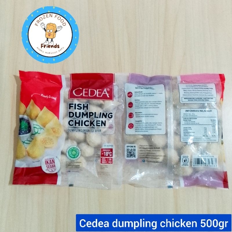 

cedea fish dumpling chicken 500gr