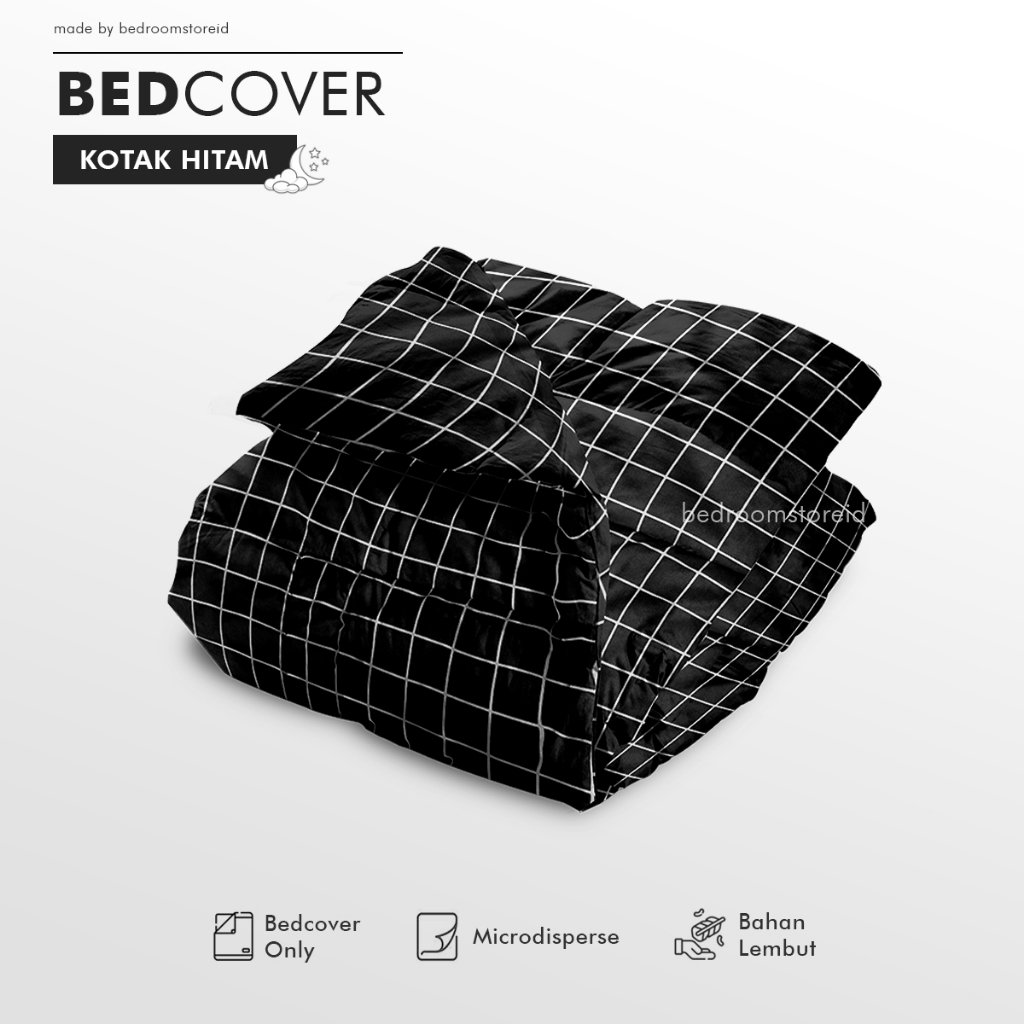 Bedcover only size 120x220 150x220 Double Polos/Aesthetic