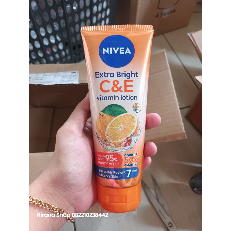 Nivea extra bright C&amp;E vitamin lotion