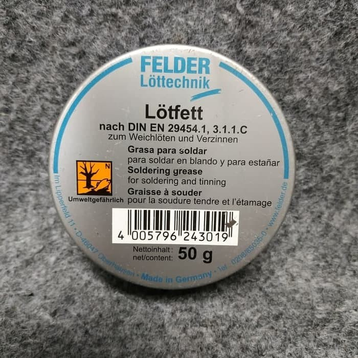 Pasta Solder Lotfet Germany 50g with grease flux
