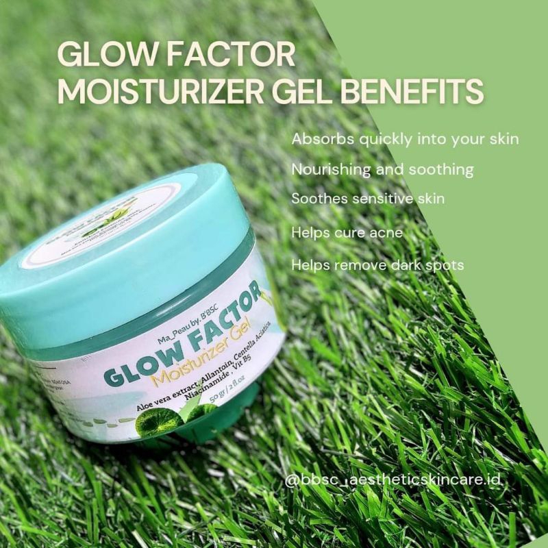 BBSC Glow Factor Moisturizer Gel 50g