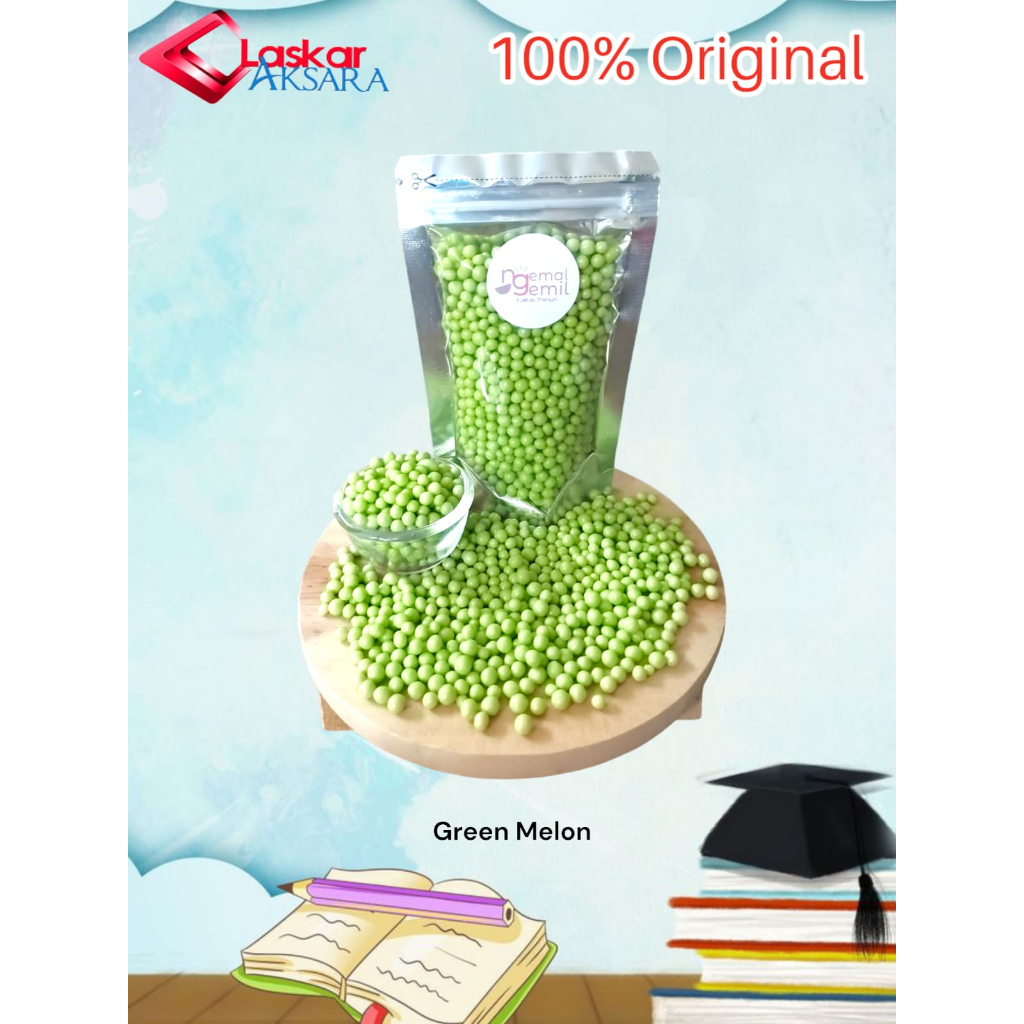 

Pouch Chocoball Green Topping Donut Kue Bolu / Premium