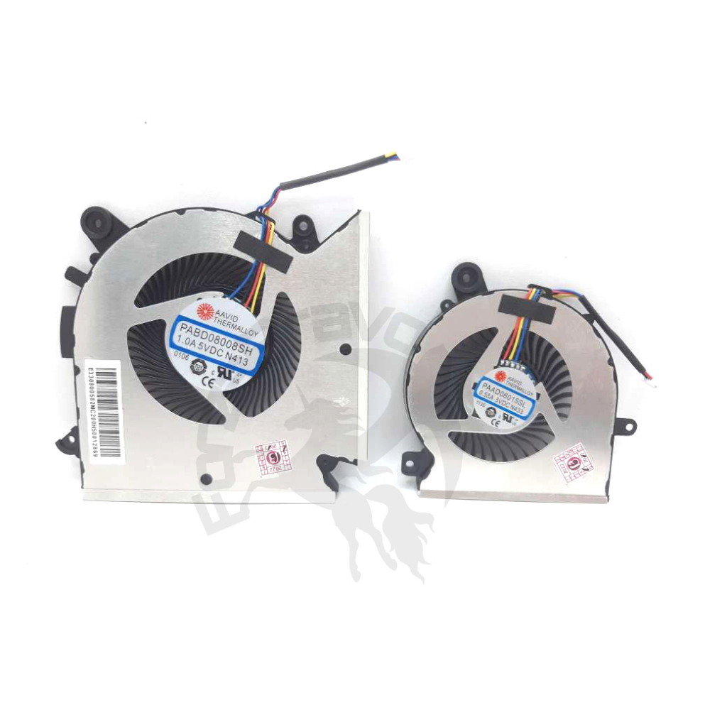NEW Cooling Fan MSI GF63 GF65 GF65 GF63 8RC 10SE 10SER Sepasang 4PIN