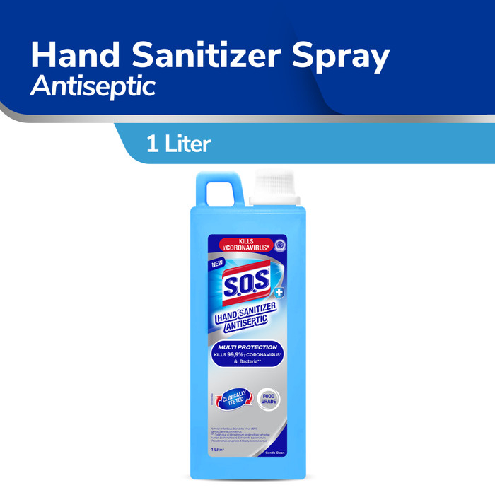 SOS Hand Sanitizer antiseptic 1 L  Refill_Cerianti