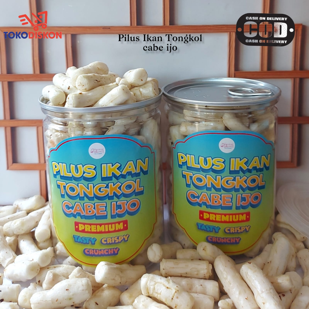 

Can Pilus Ikan Tongkol Cabe Ijo Krupuk Pilus Pedas Kualitas Premium