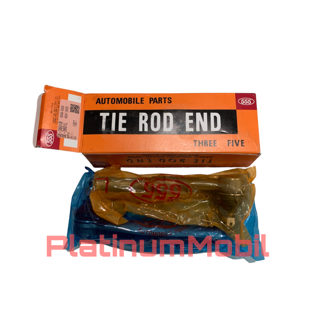 TIE ROD END 555 JAPAN  TOYOTA VIOS/ DAIHATSU XENIA 1000 CC SE-3601R/L 1 SET