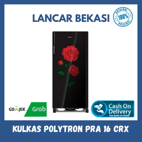 Kulkas 1 Pintu Polytron PRA 16 CRX (160 LITER) Belleza Varia - KHUSUS CIKARANG, BEKASI & SEKITARNYA