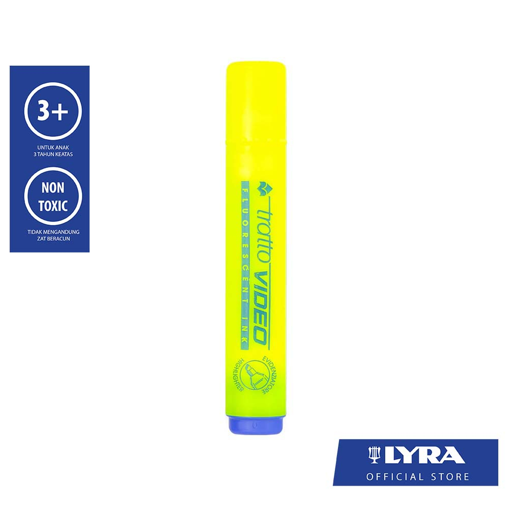 

Tratto Video, Stabilo / Highlighter Dengan Warna Sangat Terang - Yellow / Kuning