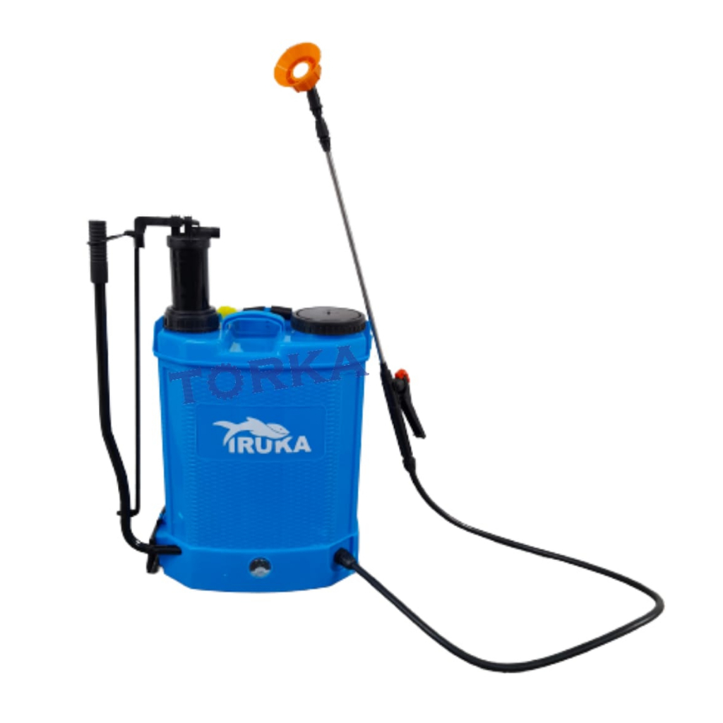 Tangki Semprot Elektrik IRUKA 13.5L 2in1 Knapsack Sprayer Baterai 2Fungsi 12V 8A