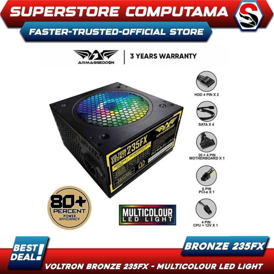 Armaggeddon Voltron Bronze 235FX - 470 Watt - MultiColour LED Light