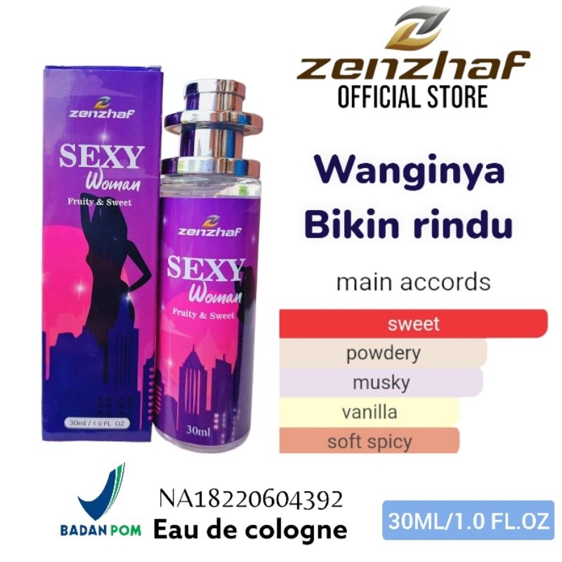 PARFUM BPOM ZENZHAF SEXY WOMAN 30ML