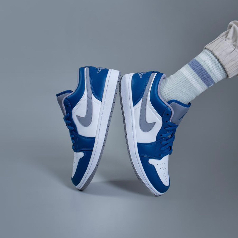 Air Jordan 1 Low Blue Cement