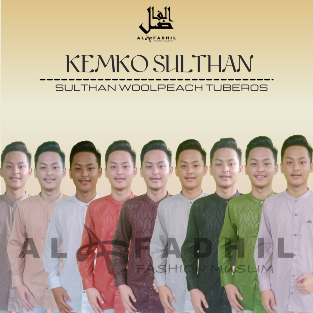 Al Fadhil Kemeja Koko Sulthan Tuberos Lengan Panjang