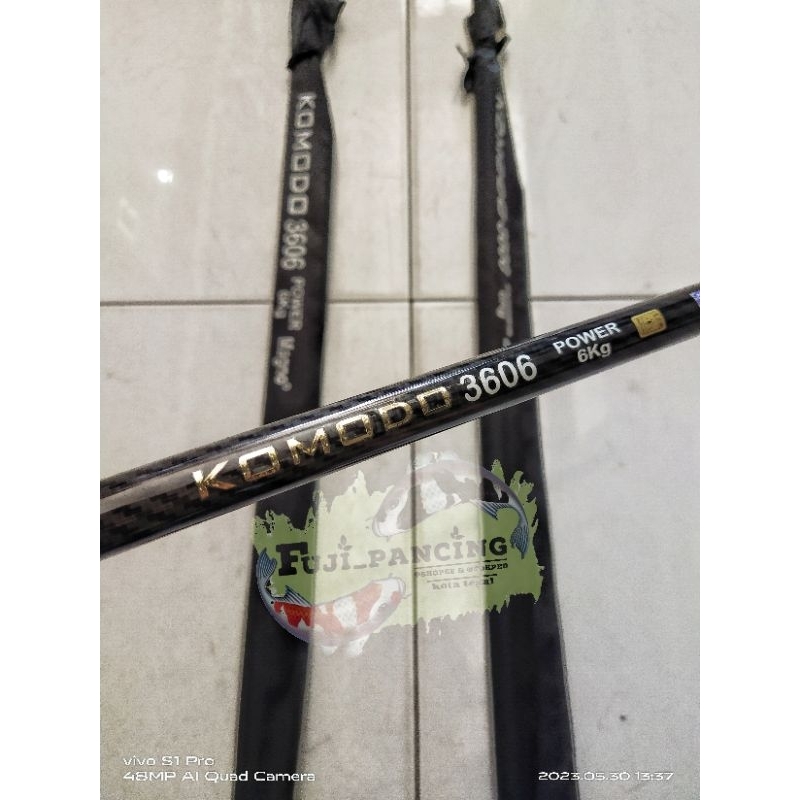 Tegeg Magno KOMODO Carbon hard 360.      -Free packing pipa PVC-