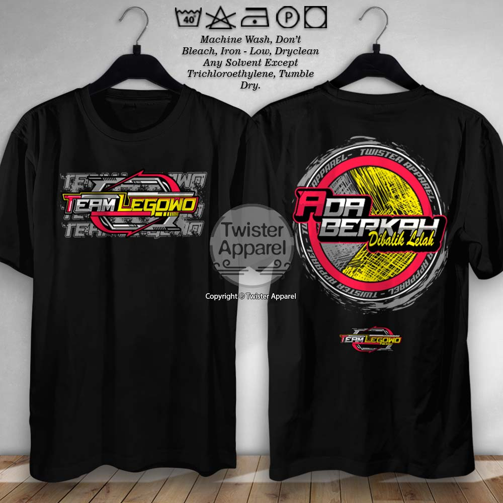 Kaos Team Legowo Ada Berkah Dibalik Lelah Baju Distro Kata-Kata Viral Racing Herex Driver Muda - TWA