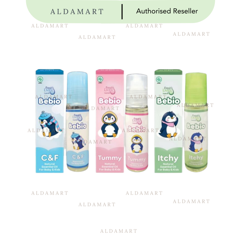 Freshliving Bebio By Freshcare - Minyak Angin Bayi - Flu | Gatal | Perut