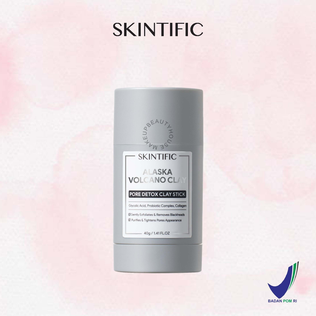 SKINTIFIC Alaska Volcano Pore Detox Clay Stick 40gr