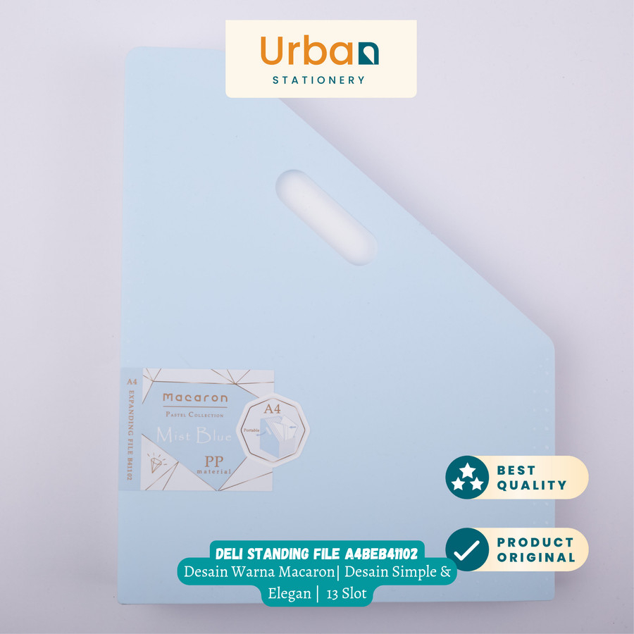 

Deli Standing File A4 EB41102 tempat file yang dapat berdiri