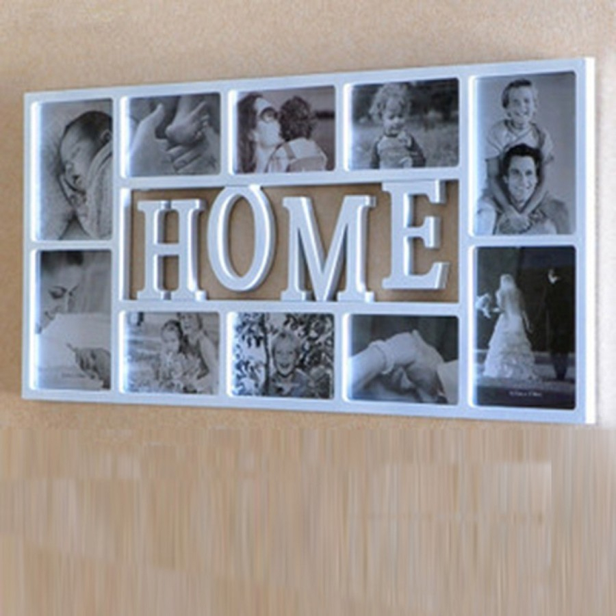 Bingkai Foto Dinding Ruangan Fancy Frame Foto 10 slot Aesthetic