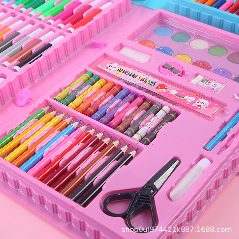 Crayon Set 86 pcs / Krayon Set / Art Set / Perlengkapan Menggambar STY03