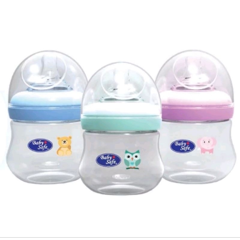 Baby Safe Botol Susu Wide Neck Karakter 125ml 250ml / Baby Safe Wn004 Wn005