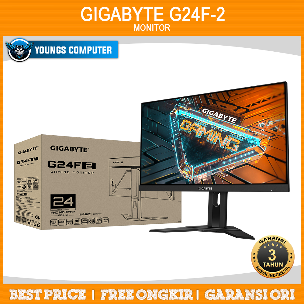 MONITOR GIGABYTE G24F-2 24&quot; SS IPS FHD 180Hz 1ms HDR | Monitor Gaming