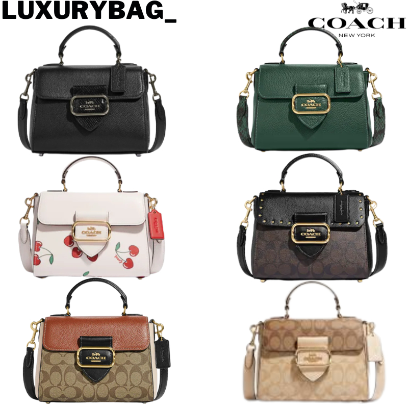 (NEW 2023) Coach Morgan Top Handle Satchel CF321 CE569 CE568 CF322 CH314 CF419