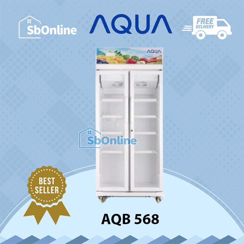 AQUA AQB 568 SHOWCASE 2 PINTU 560 LITER