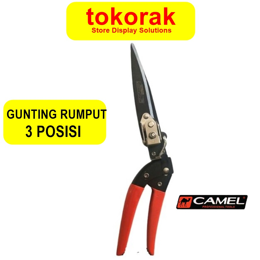 GUNTING RUMPUT 3 POSISI CAMEL SABOTAN ALAT POTONG RUMPUT 3 IN 1